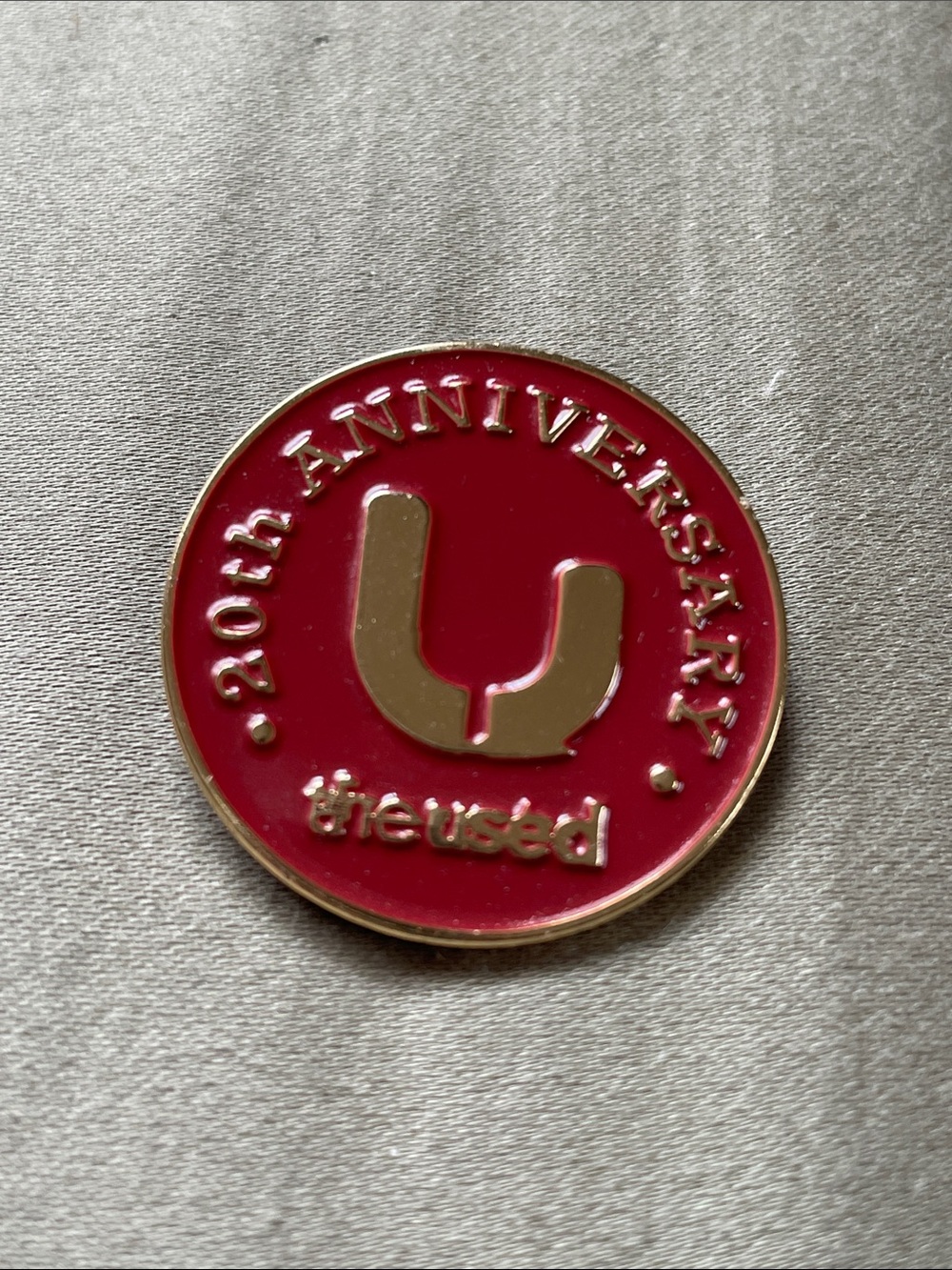 20th Anniversary The Used Enamel Pin Set - Logo Pins - Picture 5 of 5